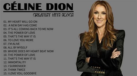 Celine Dion playlist